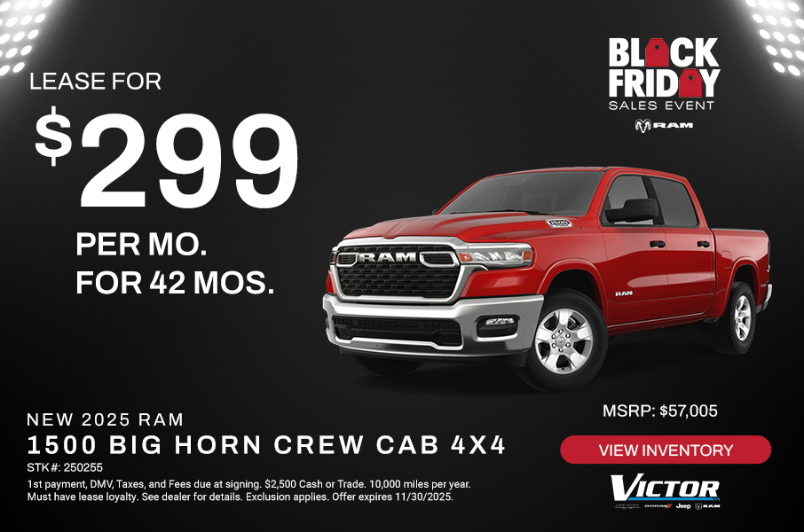 NEW 2025 RAM 1500 BIG HORN CREW CAB 