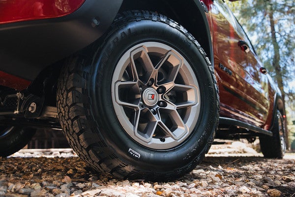RAM truck wheel and tire detail