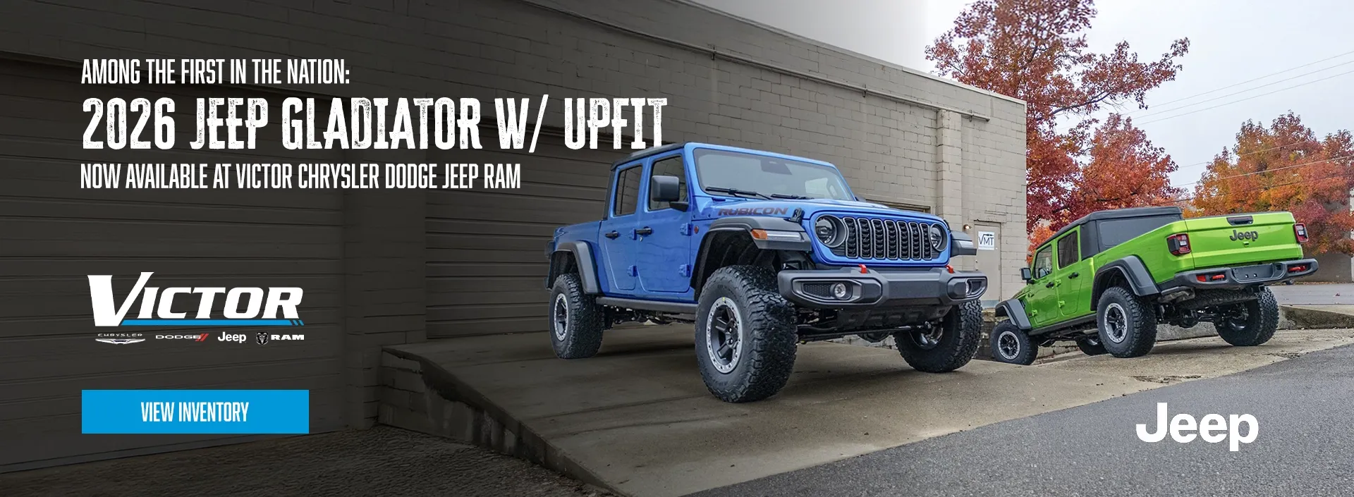 2026 Jeep Gladiator at Victor Chrysler Dodge Jeep Ram in Victor NY
