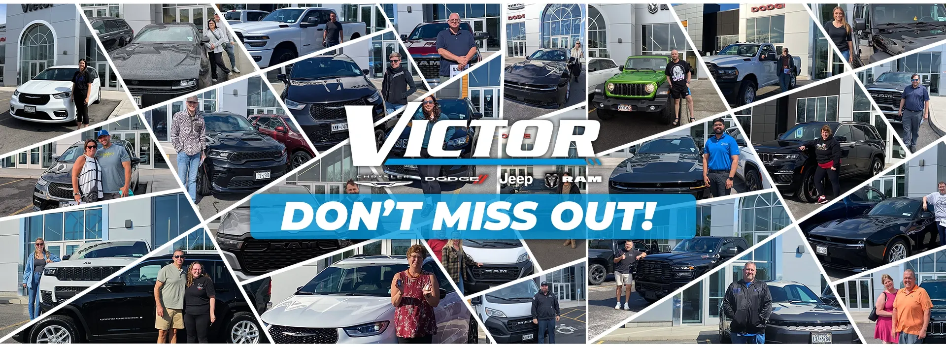 Dont't Miss Out! at Victor Chrysler Dodge Jeep Ram in Victor NY