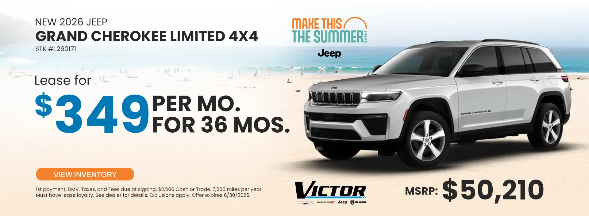 2026 Jeep Grand Cherokee at Victor Chrysler Dodge Jeep Ram in Victor NY