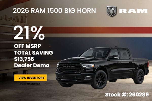 2026 ram 1500 on offer