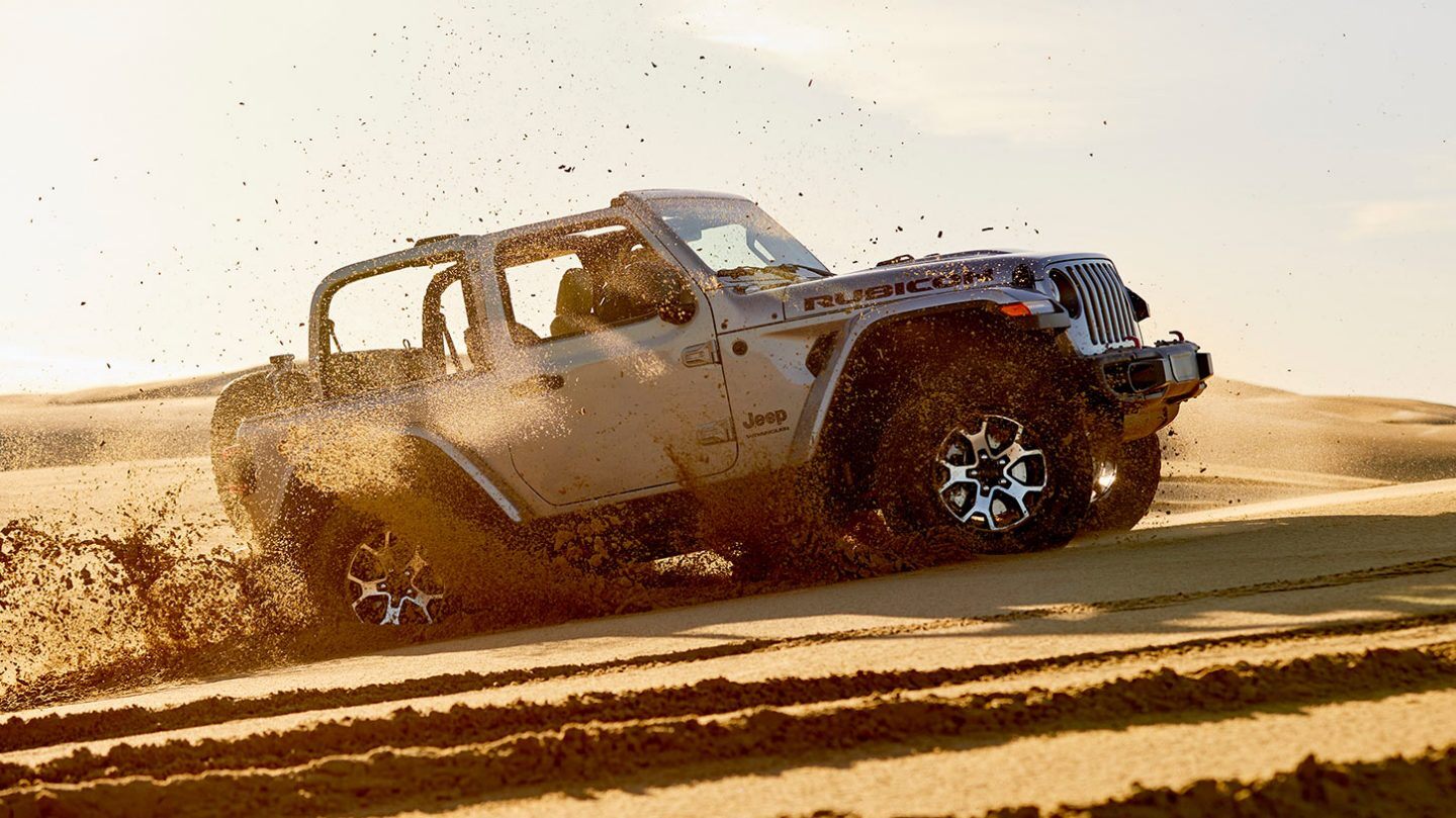 2020 Jeep Wrangler Front Side Gray Exterior View