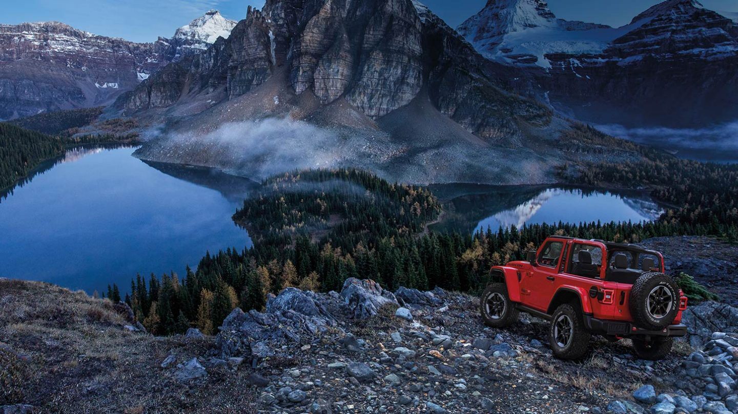 2020 Jeep Wrangler Red Exterior Rear