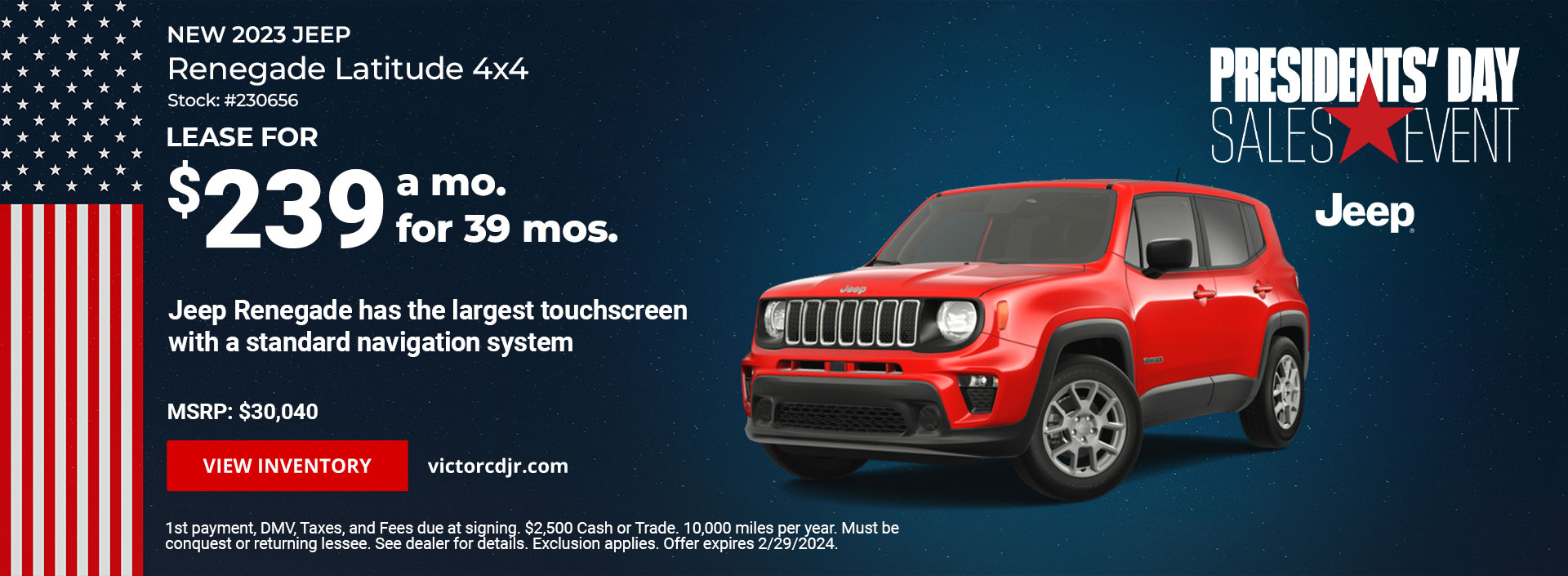 Ad special Victor Chrysler Dodge Jeep Ram Victor, NY