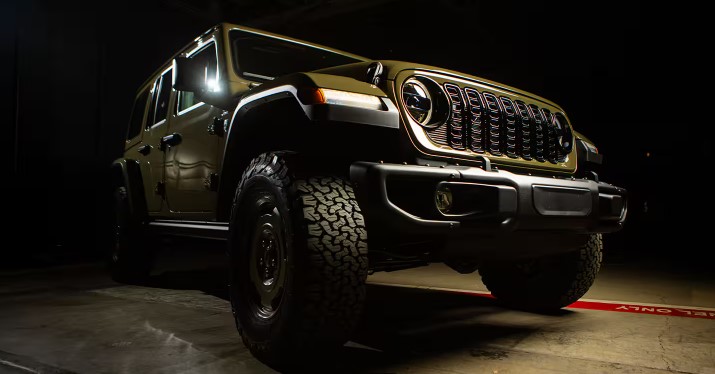 2025 Jeep Wrangler 4xe closeup