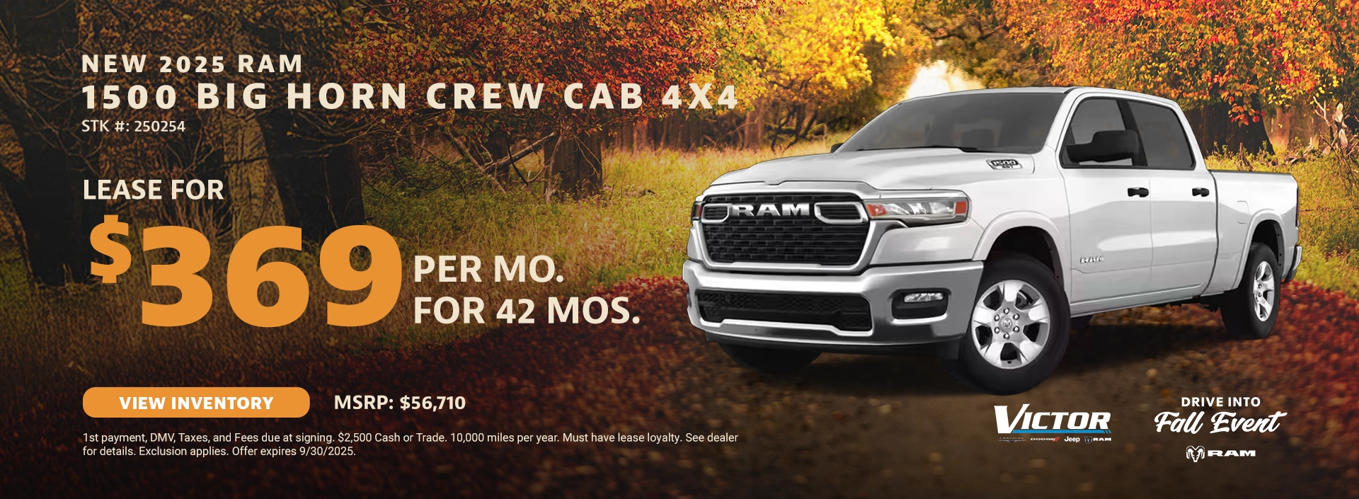 NEW 2025 RAM 1500 BIG HORN CREW CAB 4X4