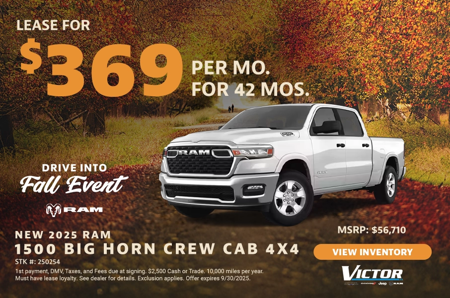 New 2025 RAM 1500 Big Horn Crew Cab 4x4